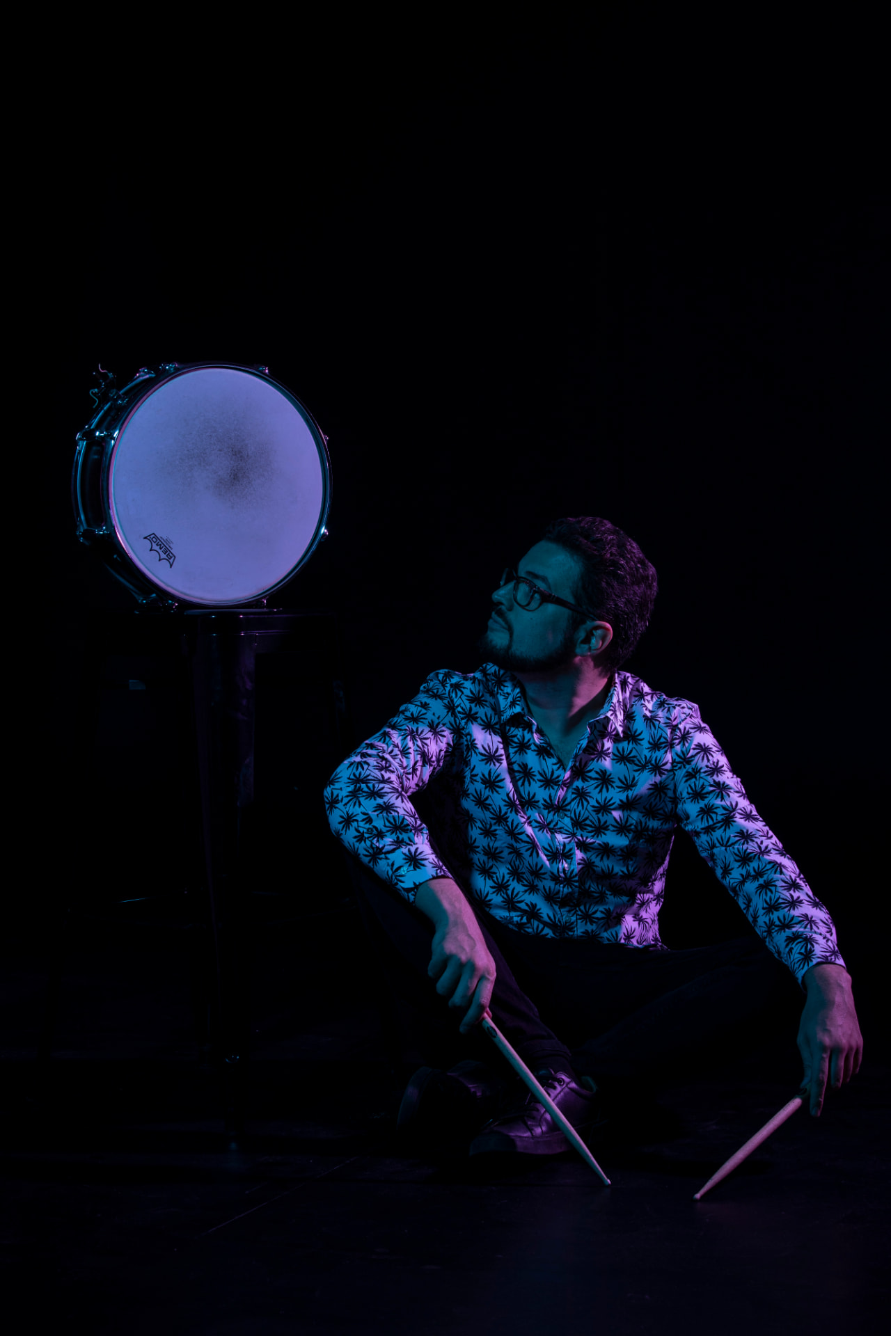 Andrea Varolo nel suo studio